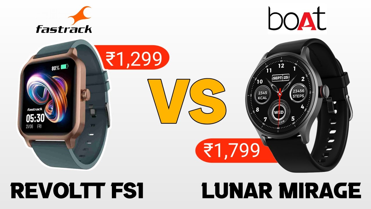 Fastrack Limitless FS1 vs boAt Wave C comparison