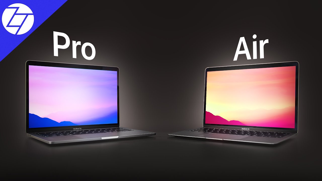 Apple MacBook Air (M1, 2020) vs Apple MacBook Pro 13-inch 2020 comparison