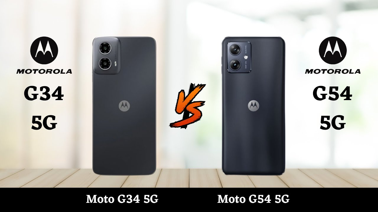 Moto G34 5G vs Motorola G54 5G comparison