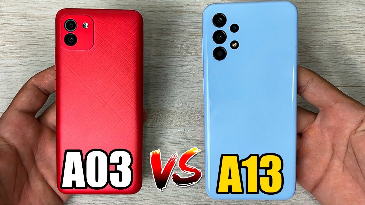 Samsung Galaxy A13 vs Galaxy A03