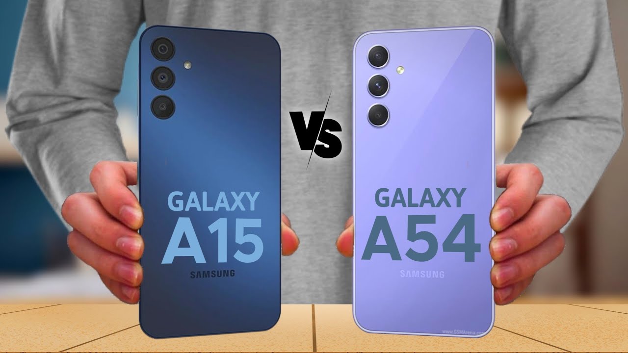 Samsung Galaxy A54 5G vs A15 5G