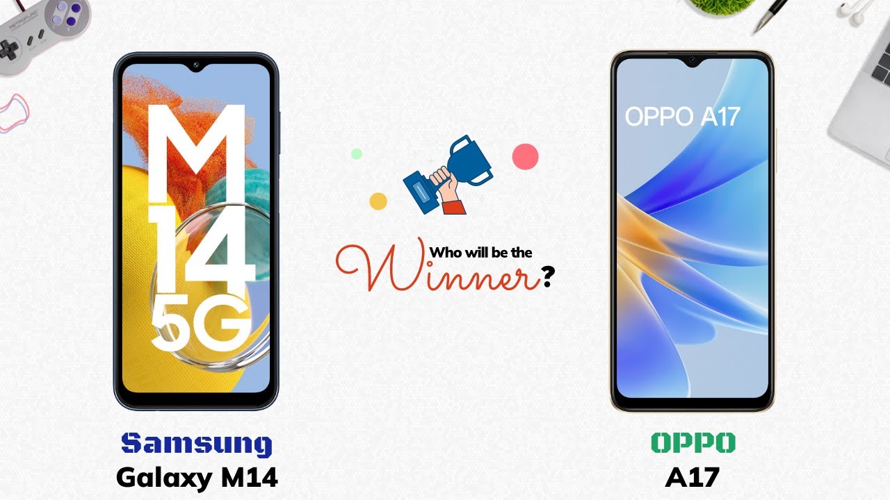 Samsung Galaxy M14 4G vs Oppo A17 comparison