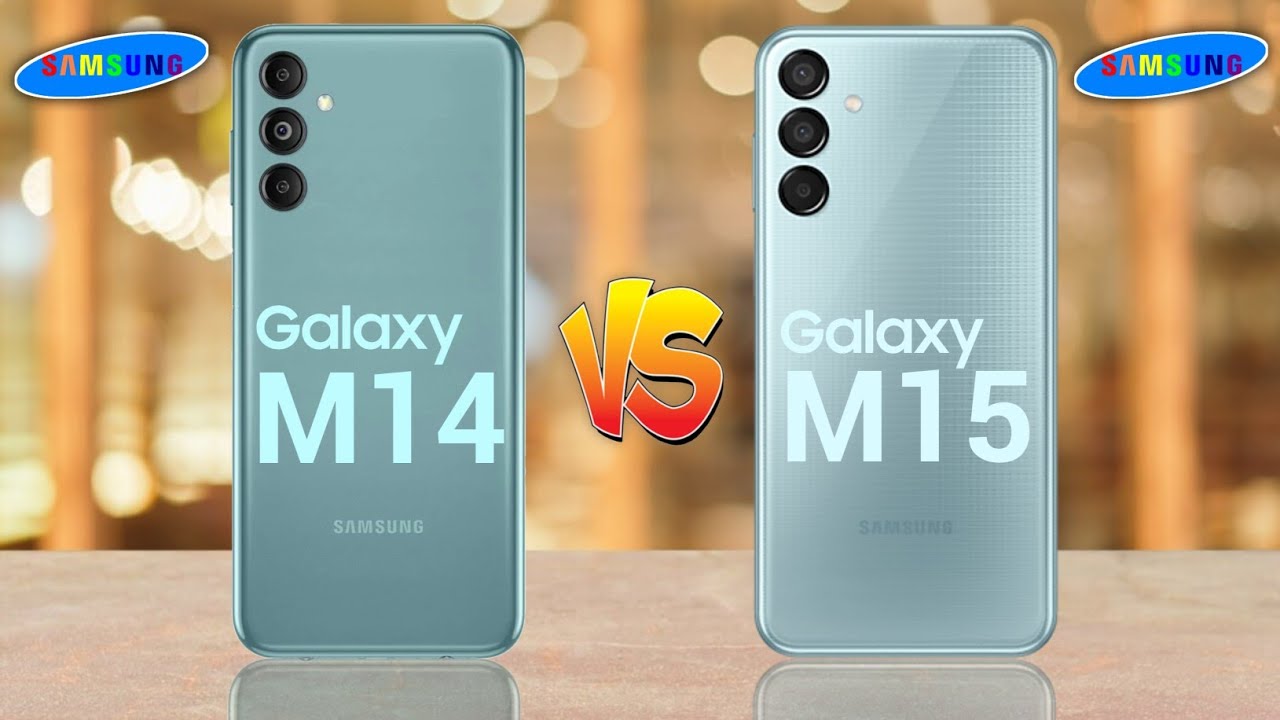 Samsung Galaxy M15 5G vs Samsung Galaxy M14 4G comparison