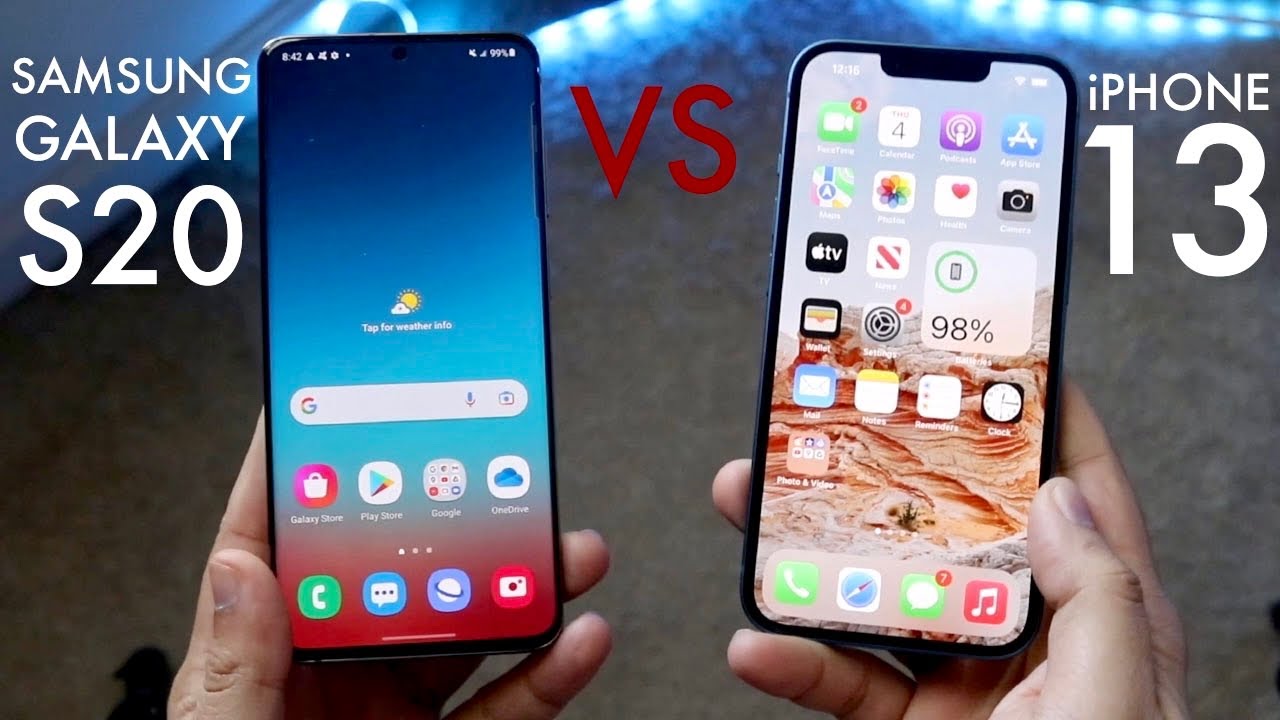 Samsung Galaxy S20 vs Apple iPhone 13