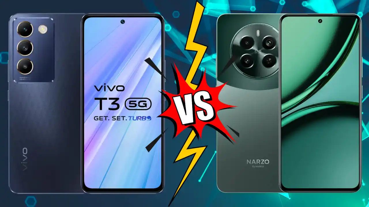 Vivo T3 5G vs Realme Narzo 70 Pro 5G (8GB RAM + 256GB)