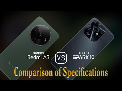 Xiaomi Redmi A3 vs Tecno Spark 10C