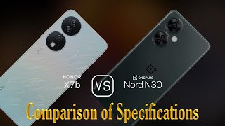 OnePlus Nord N30 SE vs Honor X7b